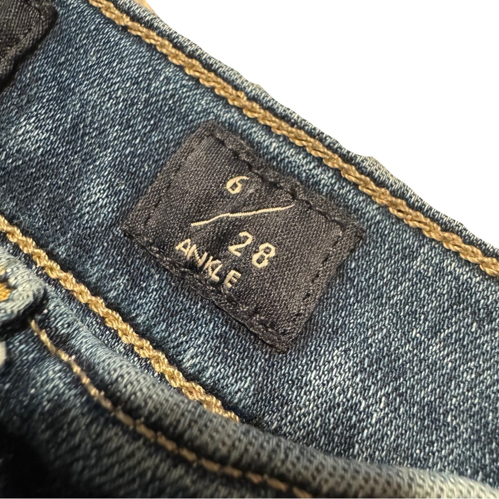 Lucky Brand Bridgette High Rise Skinny Jeans Denim Blue Los Angeles - Picture 5 of 7